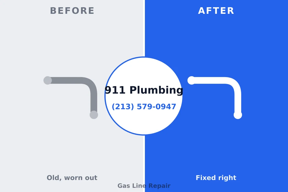 Before and after: plumbing company Rice Lake, WI